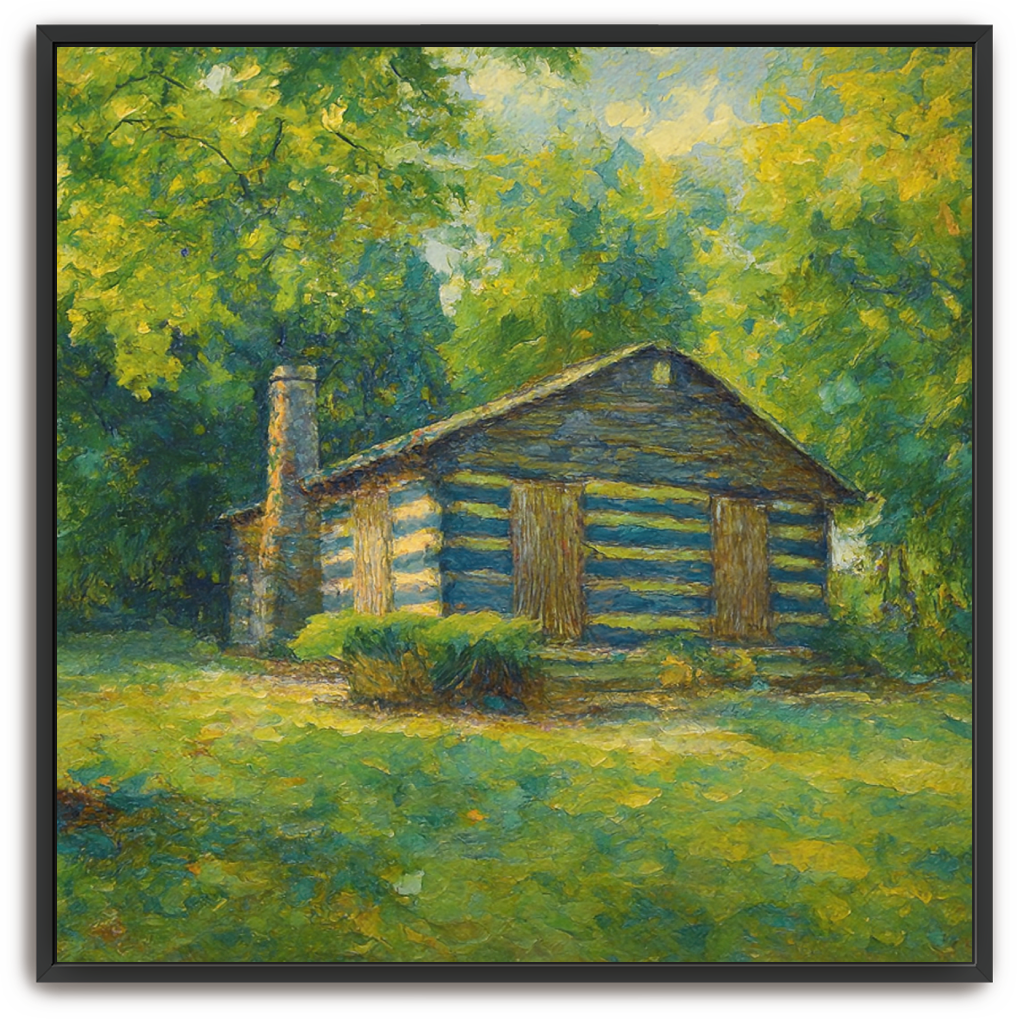 Red River Meeting House - Impressionism - Scriptures Illustrated