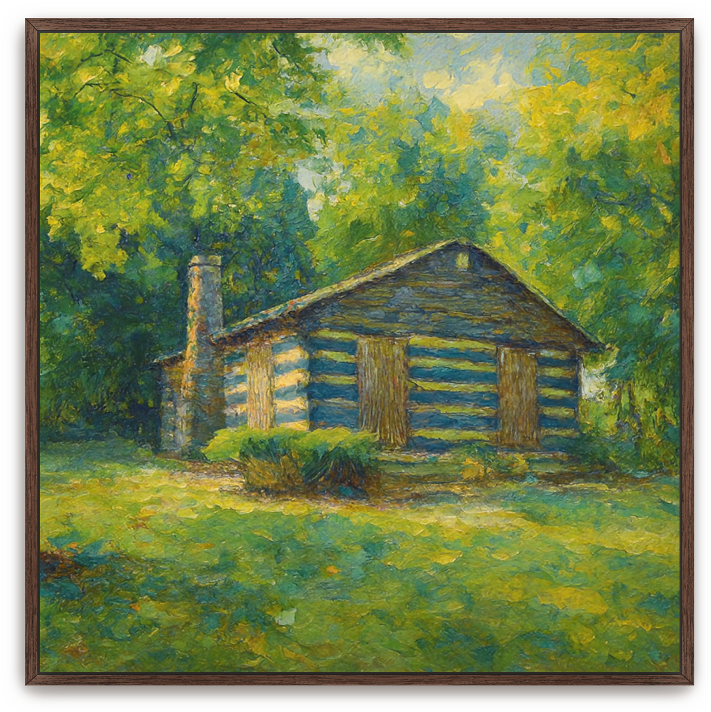Red River Meeting House - Impressionism - Scriptures Illustrated