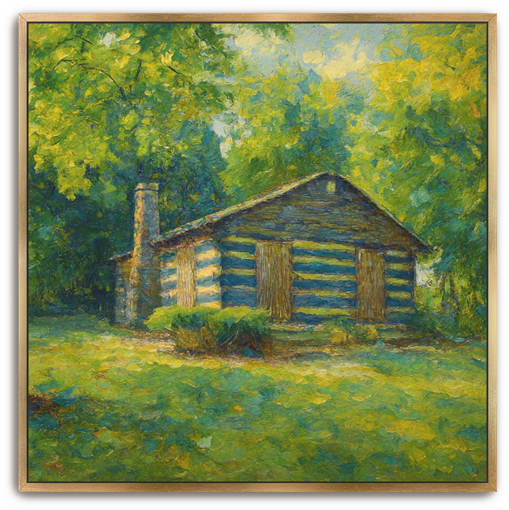 Red River Meeting House - Impressionism - Scriptures Illustrated