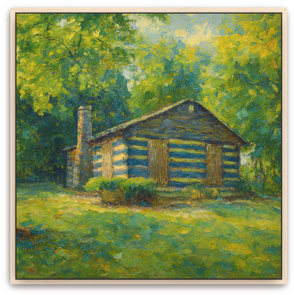 Red River Meeting House - Impressionism - Scriptures Illustrated