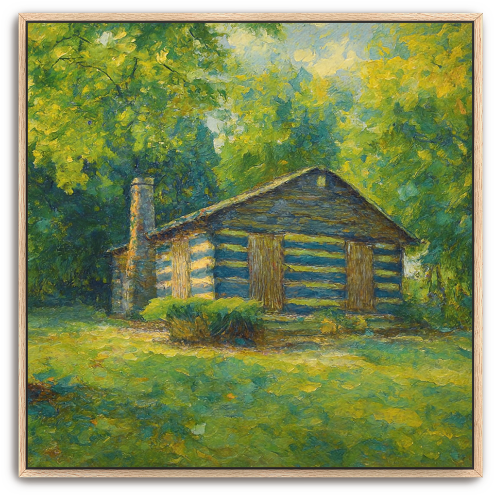 Red River Meeting House - Impressionism - Scriptures Illustrated