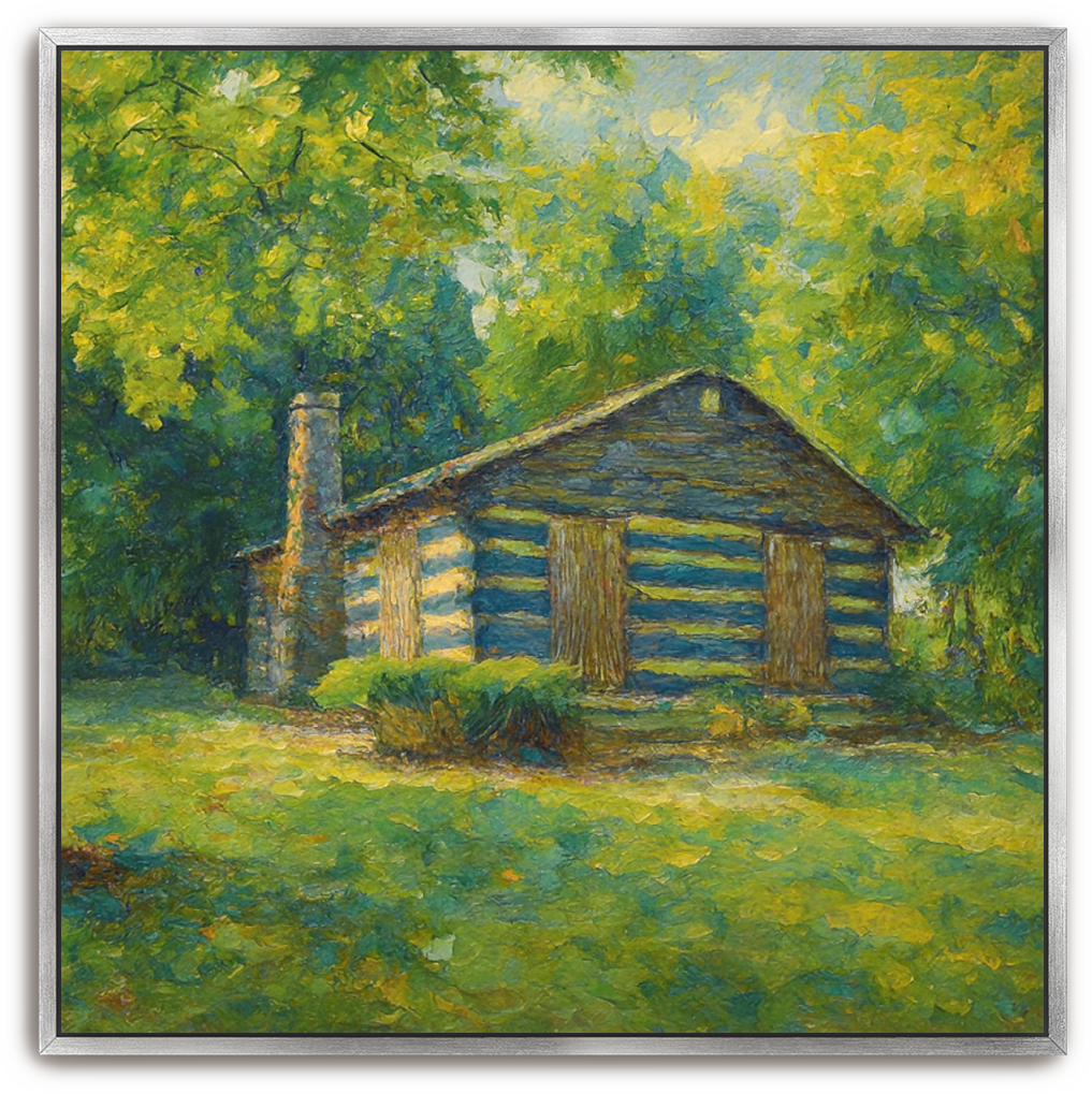 Red River Meeting House - Impressionism - Scriptures Illustrated