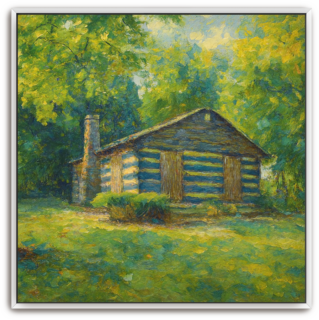 Red River Meeting House - Impressionism - Scriptures Illustrated