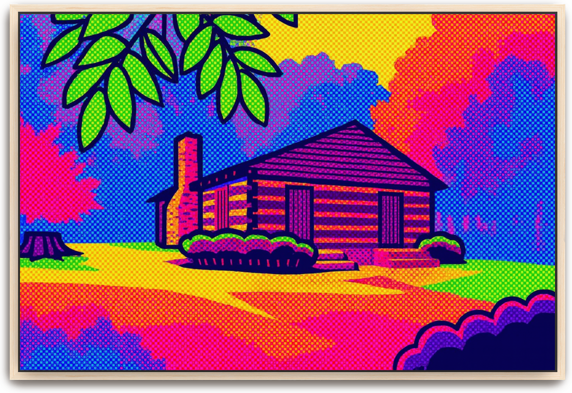 Red River Meeting House - Pop Art - Scriptures Illustrated