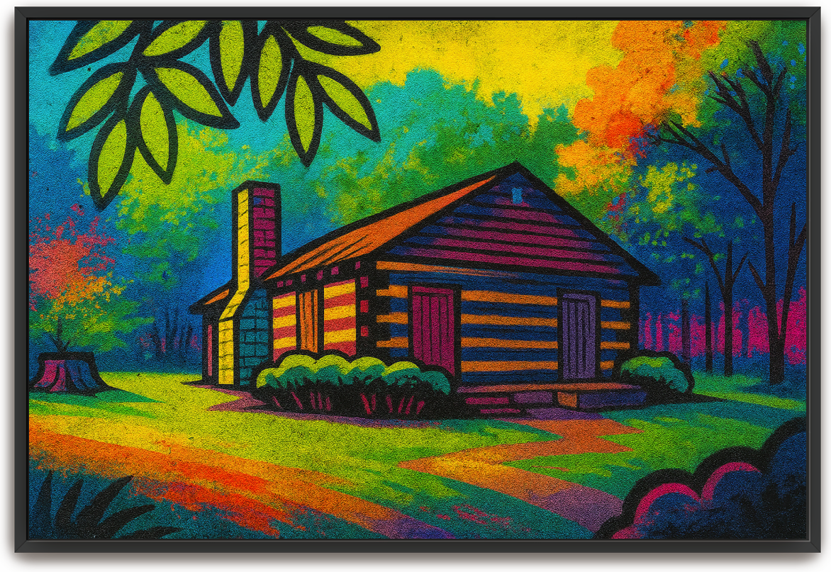 Red River Meeting House - Street Art - Scriptures Illustrated