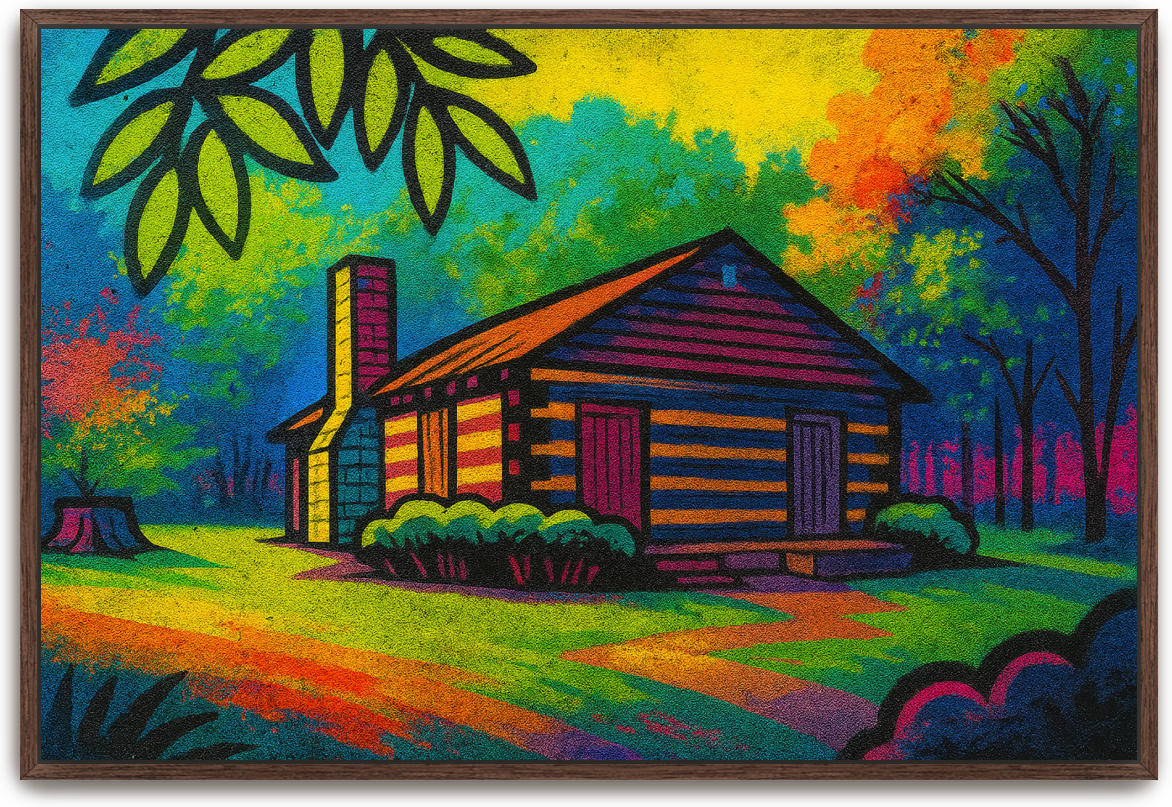 Red River Meeting House - Street Art - Scriptures Illustrated