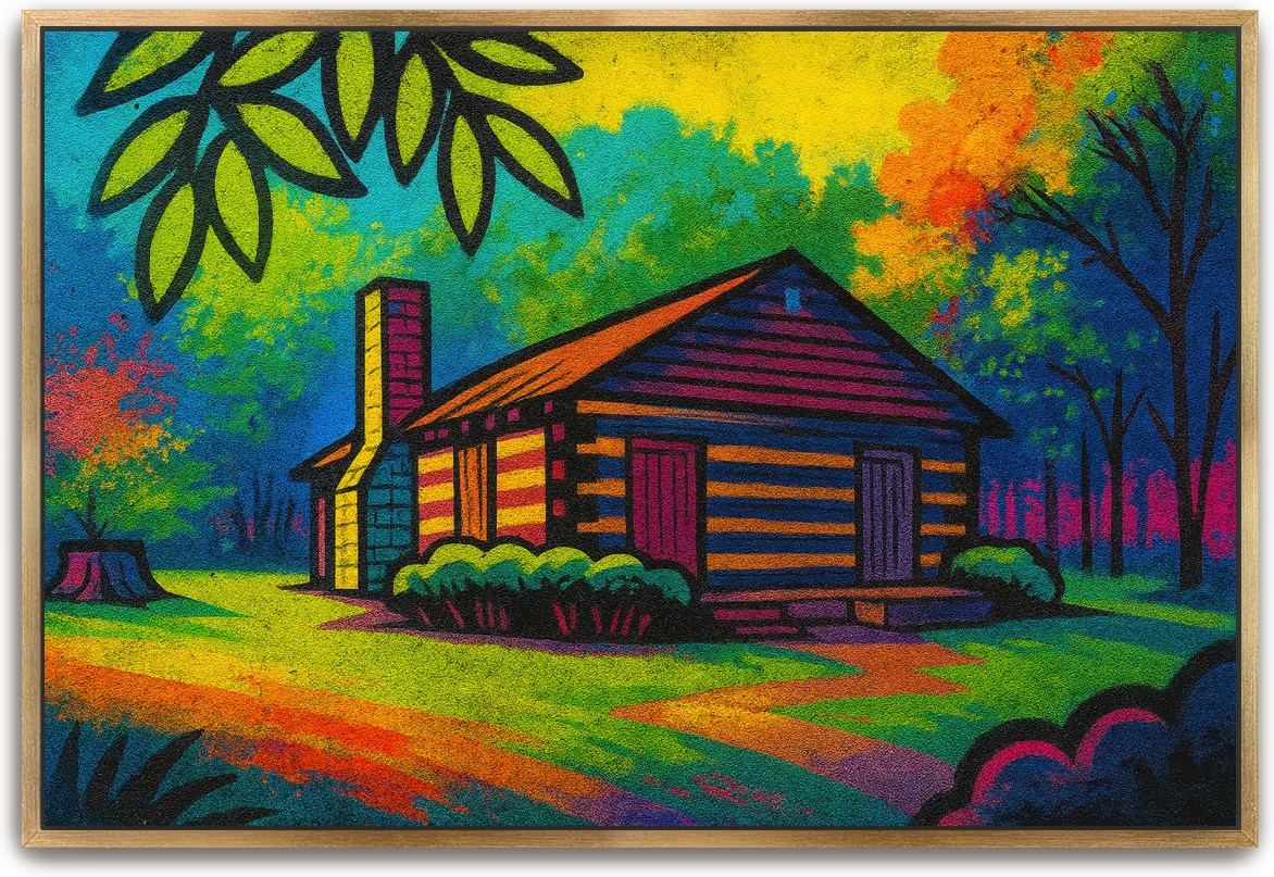 Red River Meeting House - Street Art - Scriptures Illustrated