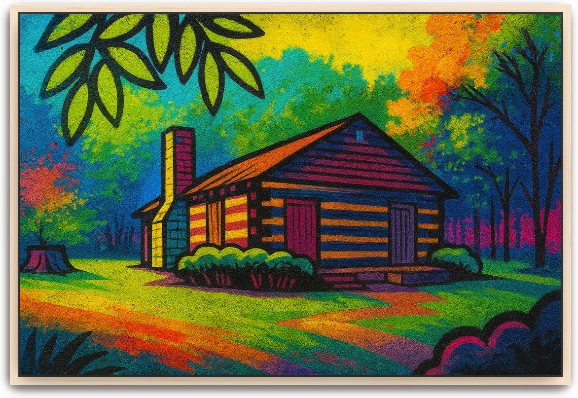 Red River Meeting House - Street Art - Scriptures Illustrated