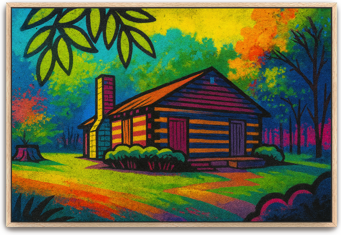 Red River Meeting House - Street Art - Scriptures Illustrated