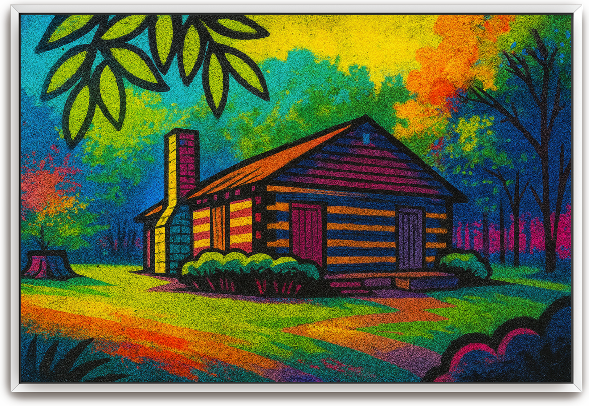 Red River Meeting House - Street Art - Scriptures Illustrated