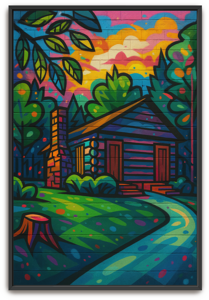 Red River Meeting House - Street Art 3 - Scriptures Illustrated