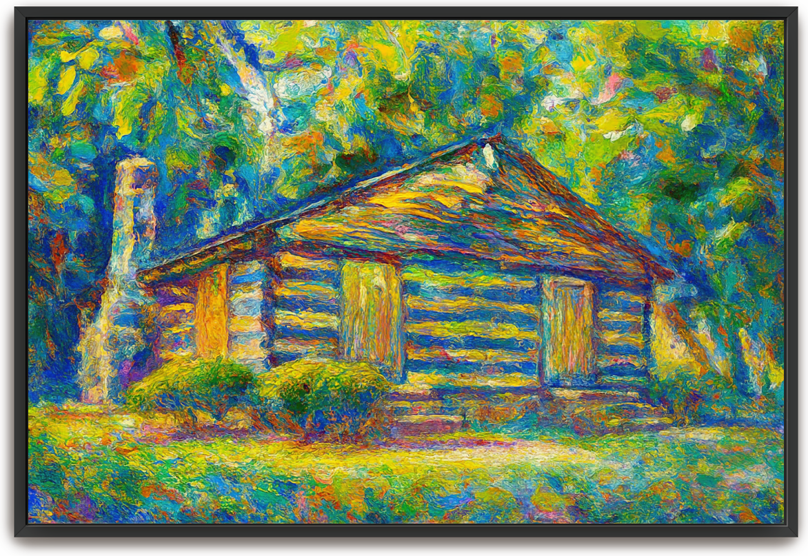 Red River Meeting House - Abstract Expressionism 2 - Scriptures Illustrated