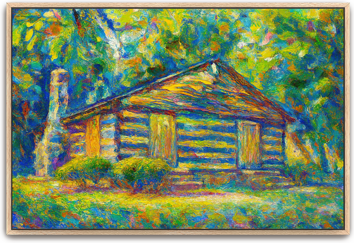Red River Meeting House - Abstract Expressionism 2 - Scriptures Illustrated