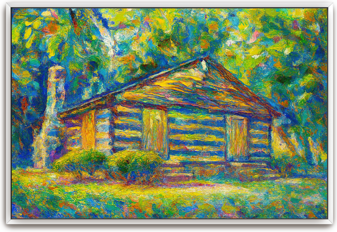 Red River Meeting House - Abstract Expressionism 2 - Scriptures Illustrated