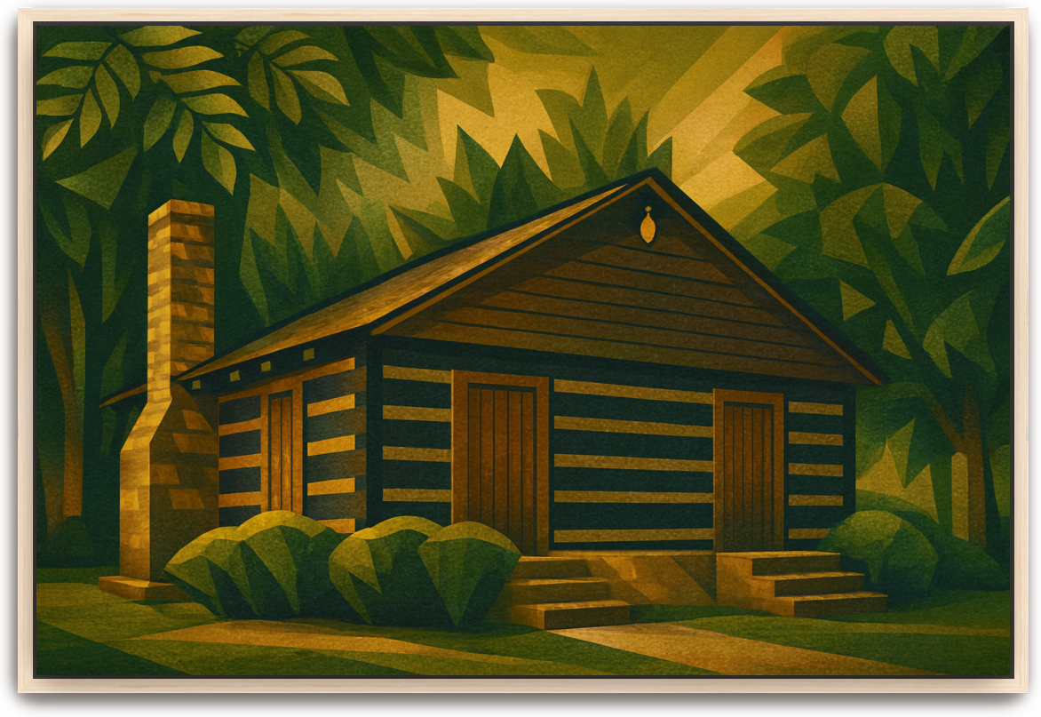 Red River Meeting House - Art Deco 2 - Scriptures Illustrated