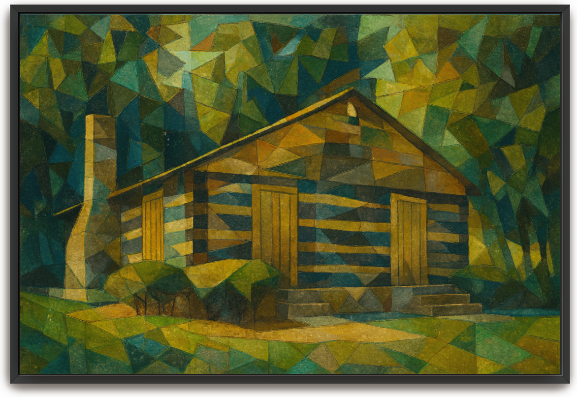 Red River Meeting House - Cubism - Scriptures Illustrated