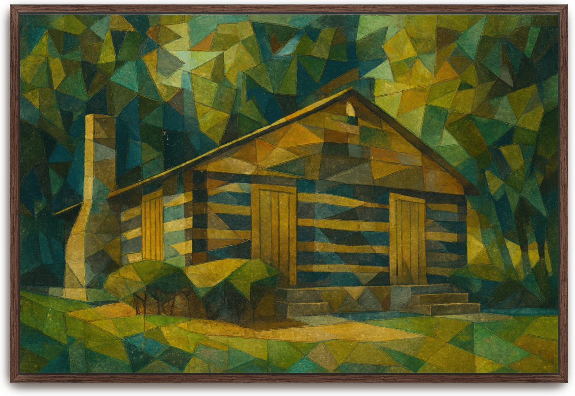 Red River Meeting House - Cubism - Scriptures Illustrated