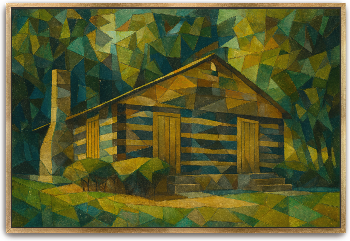 Red River Meeting House - Cubism - Scriptures Illustrated