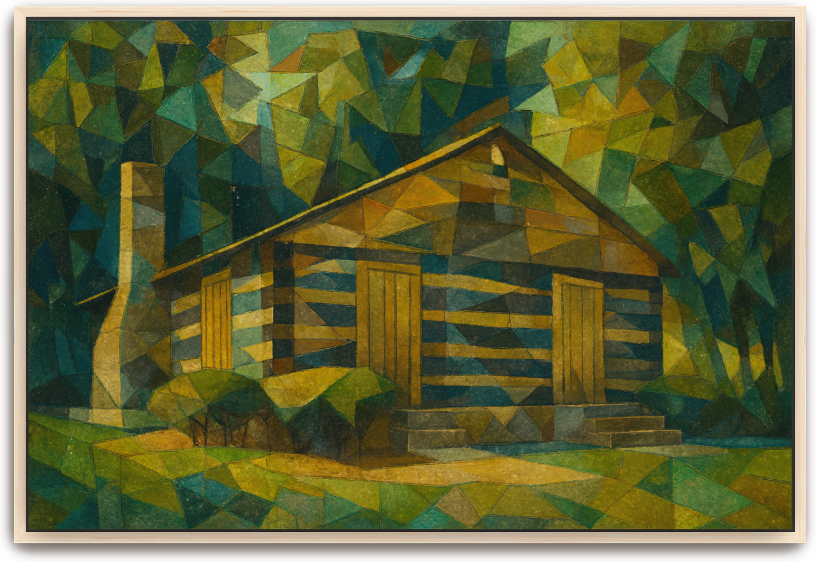Red River Meeting House - Cubism - Scriptures Illustrated