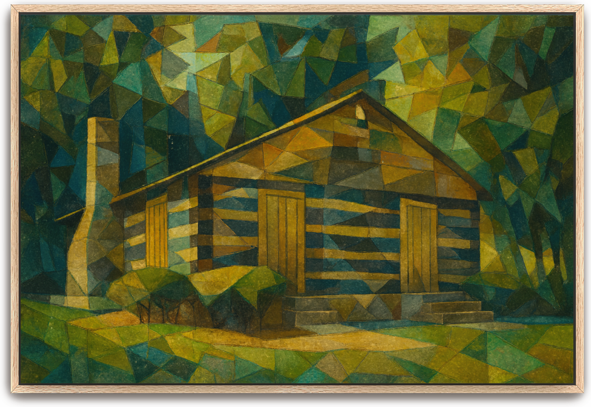 Red River Meeting House - Cubism - Scriptures Illustrated