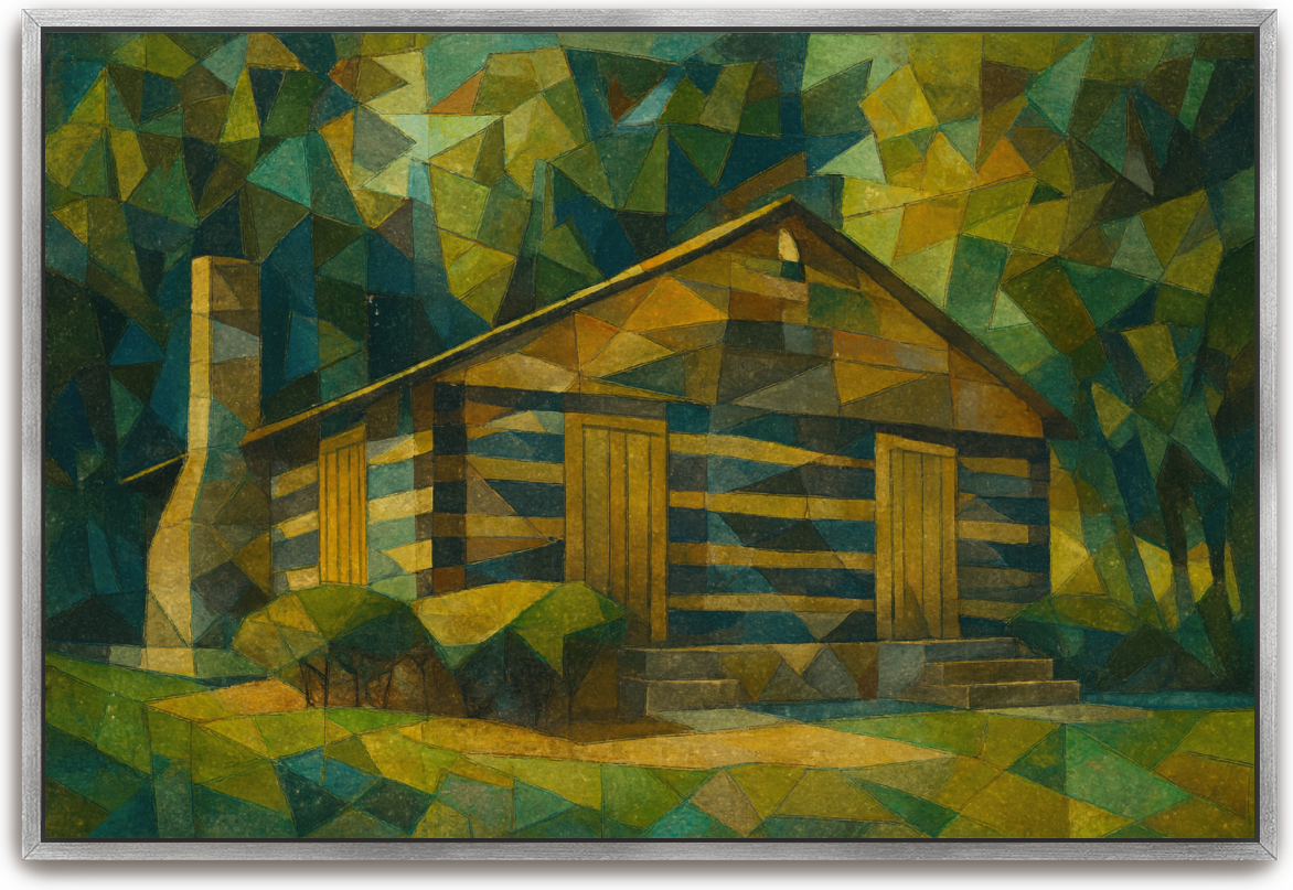 Red River Meeting House - Cubism - Scriptures Illustrated