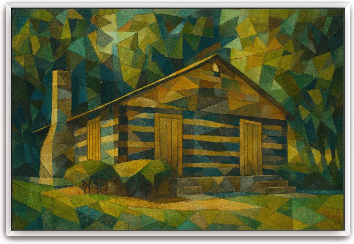 Red River Meeting House - Cubism - Scriptures Illustrated