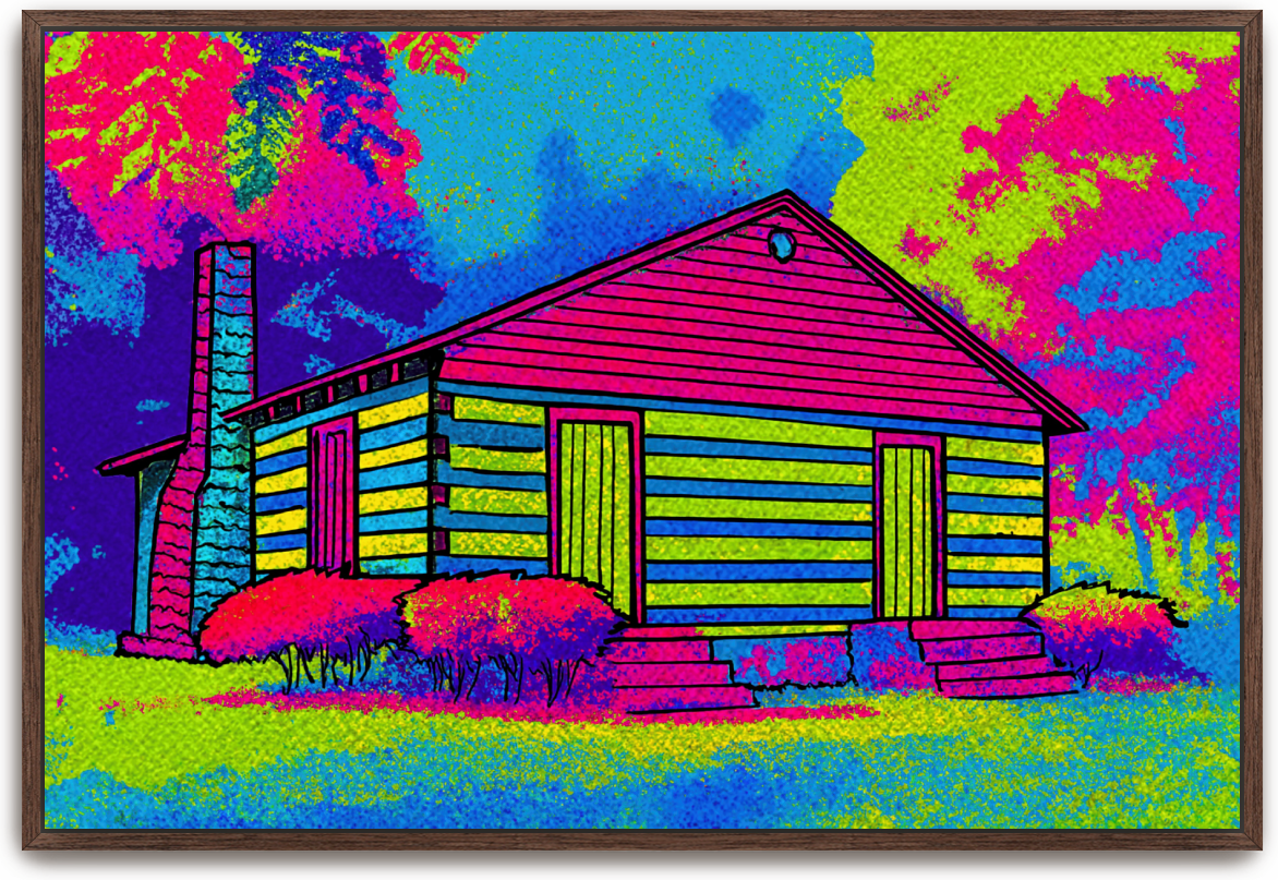 Red River Meeting House - Pop Art 2 - Scriptures Illustrated