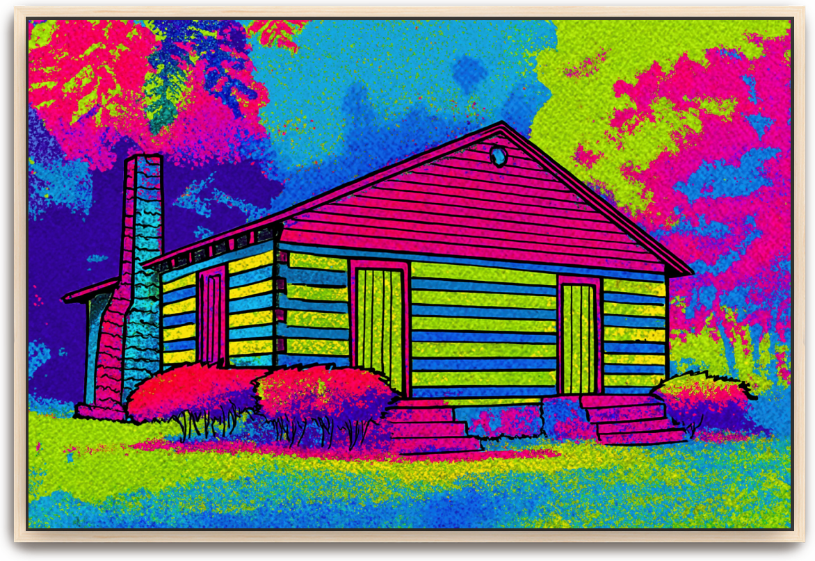 Red River Meeting House - Pop Art 2 - Scriptures Illustrated