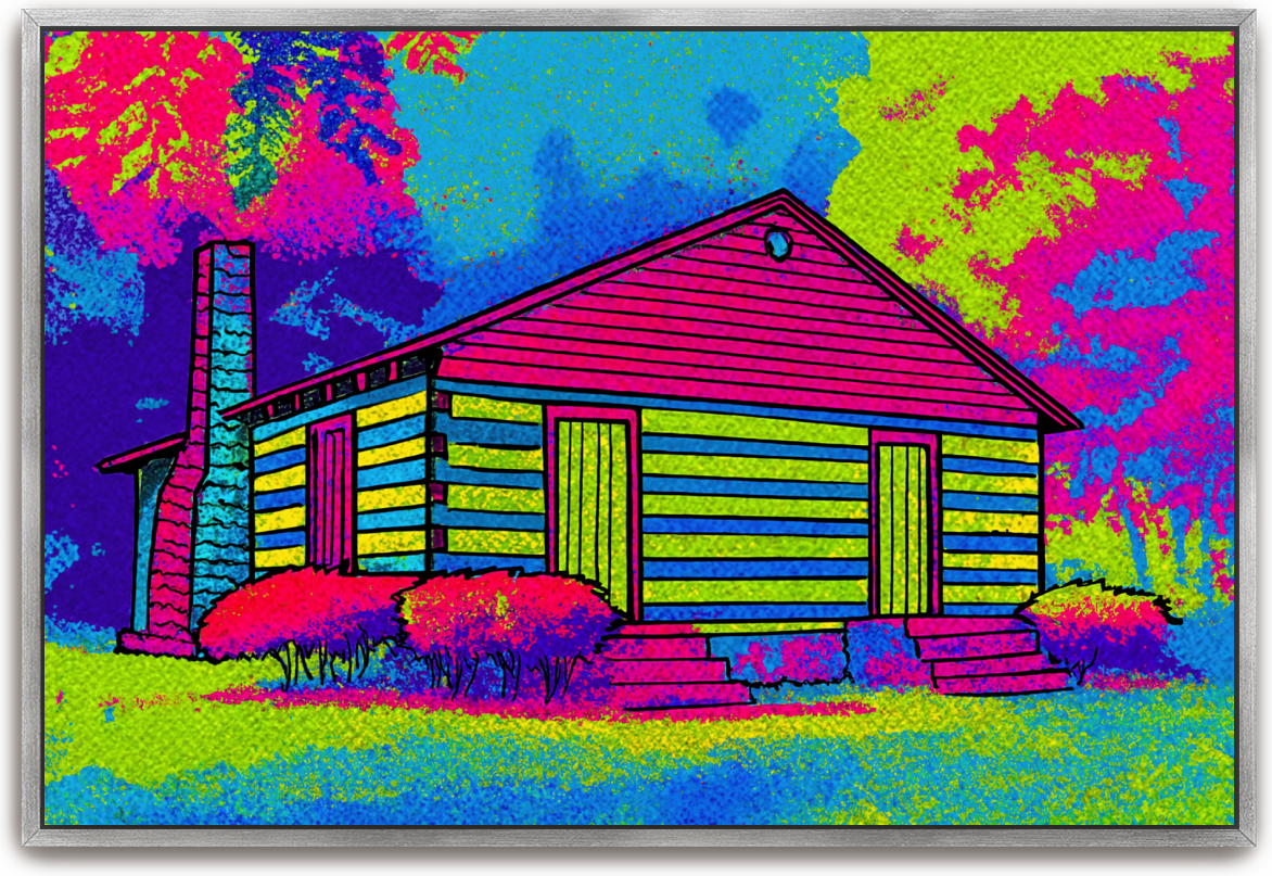 Red River Meeting House - Pop Art 2 - Scriptures Illustrated