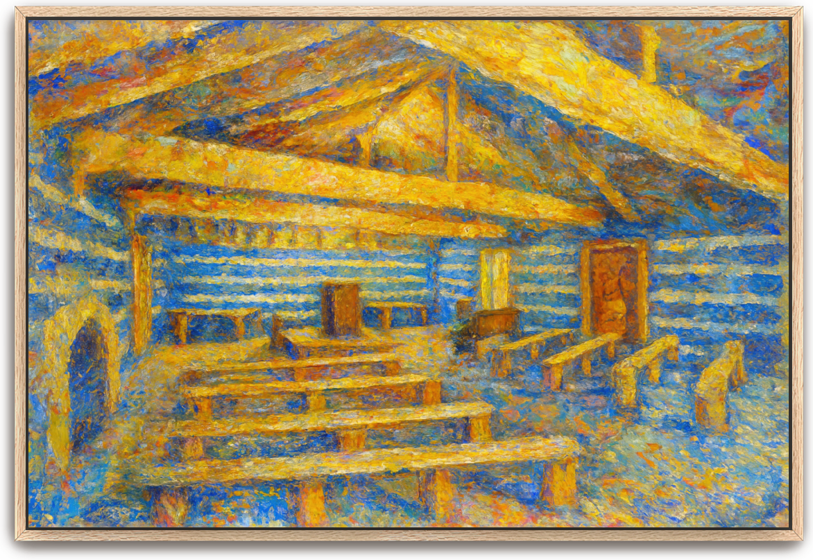Red River Meeting House - Impressionism 2 - Scriptures Illustrated