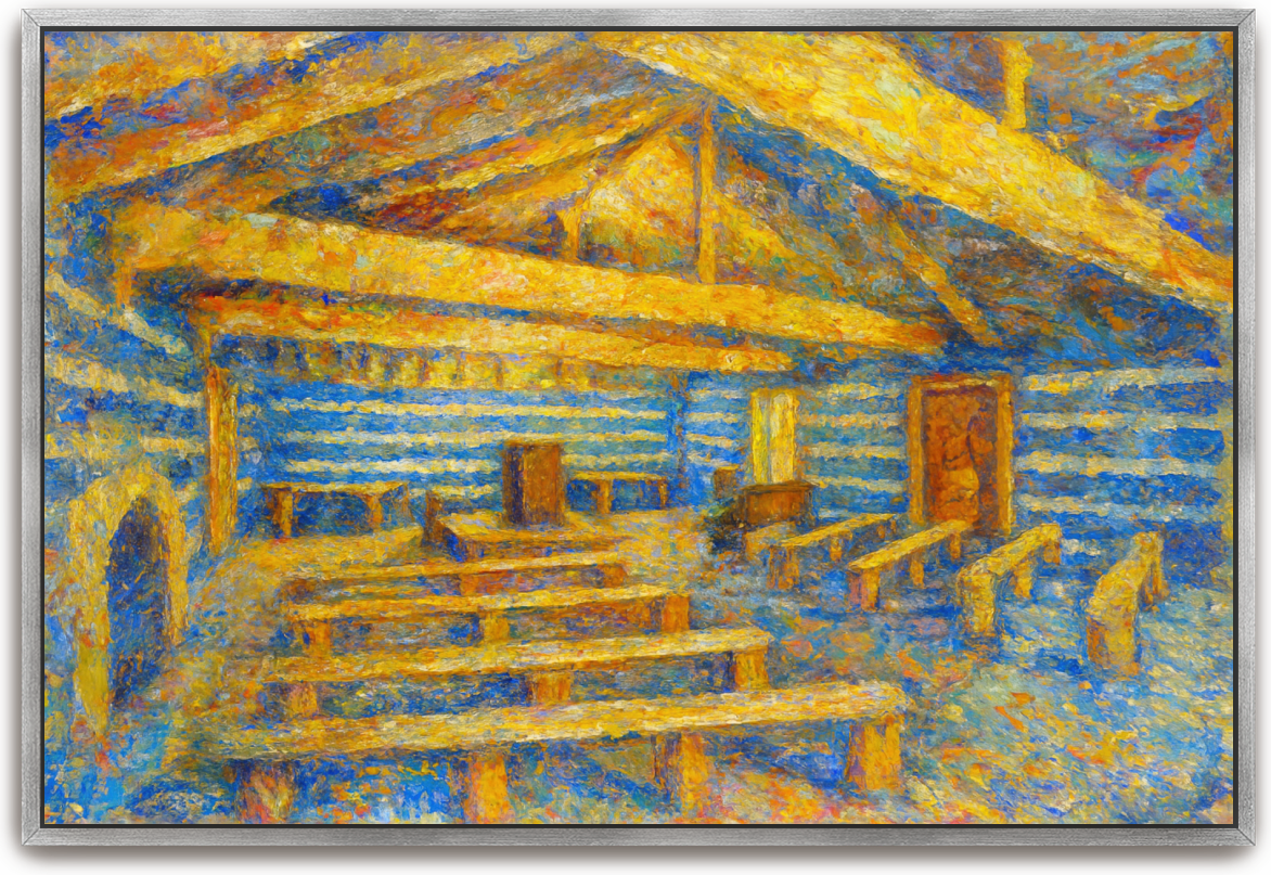 Red River Meeting House - Impressionism 2 - Scriptures Illustrated
