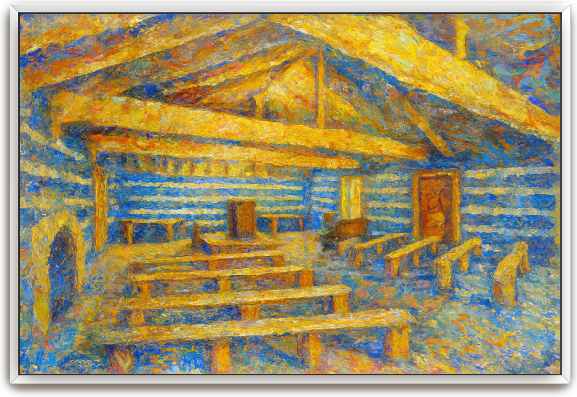 Red River Meeting House - Impressionism 2 - Scriptures Illustrated