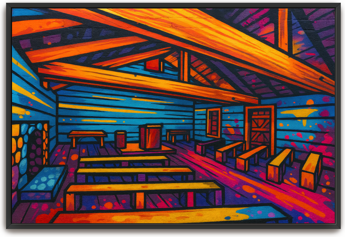 Red River Meeting House - Street Art 4 - Scriptures Illustrated