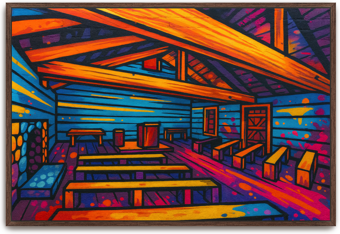 Red River Meeting House - Street Art 4 - Scriptures Illustrated