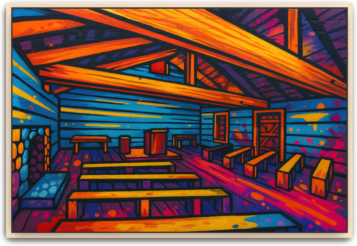 Red River Meeting House - Street Art 4 - Scriptures Illustrated