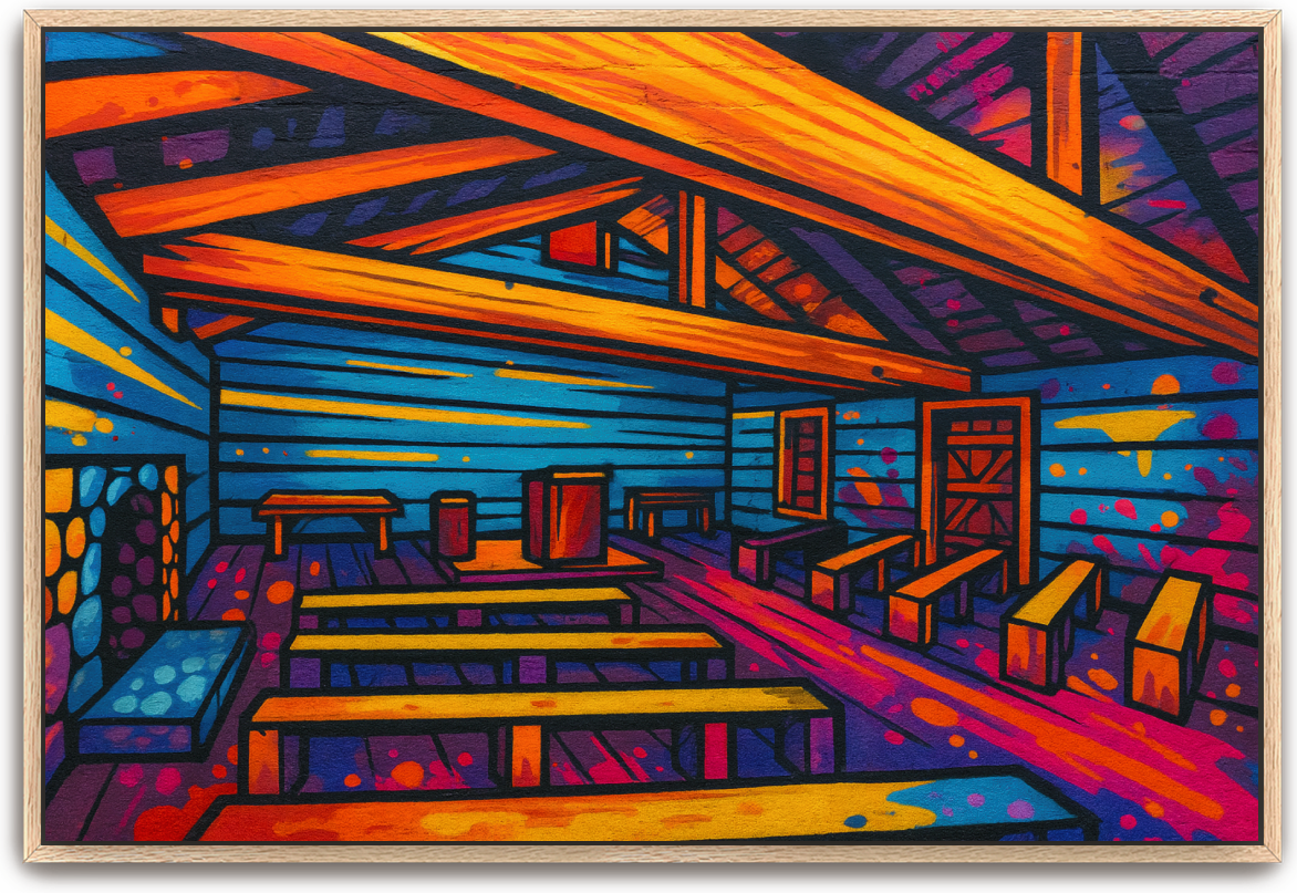 Red River Meeting House - Street Art 4 - Scriptures Illustrated