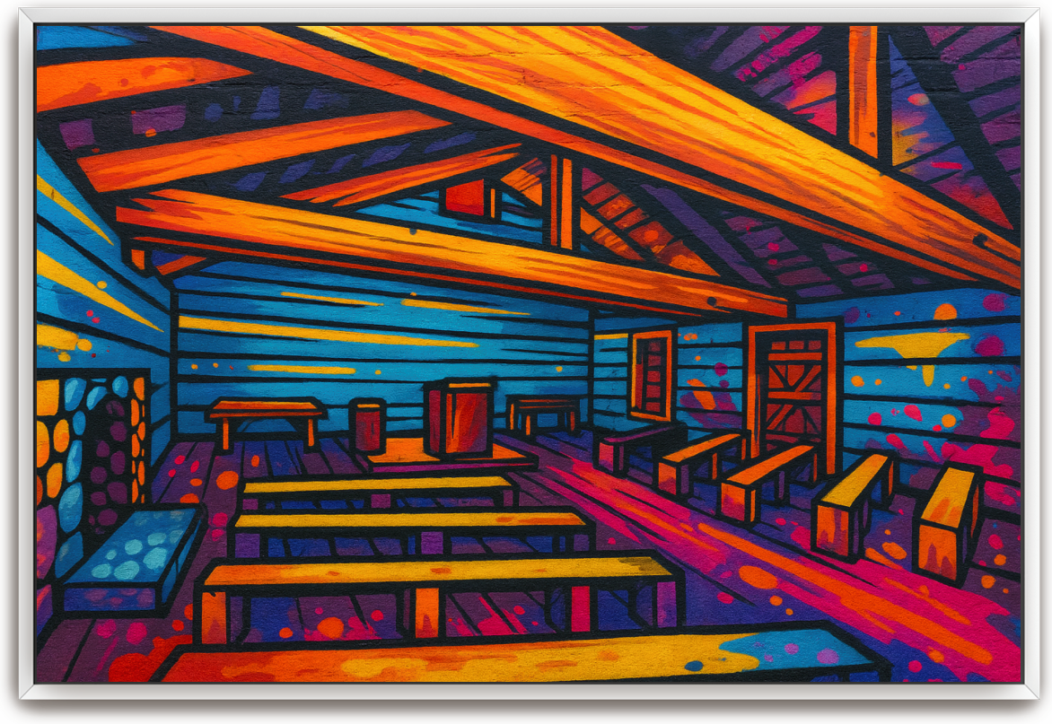 Red River Meeting House - Street Art 4 - Scriptures Illustrated