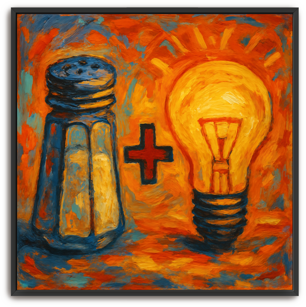 Salt + Light - Abstract Expressionism - Scriptures Illustrated