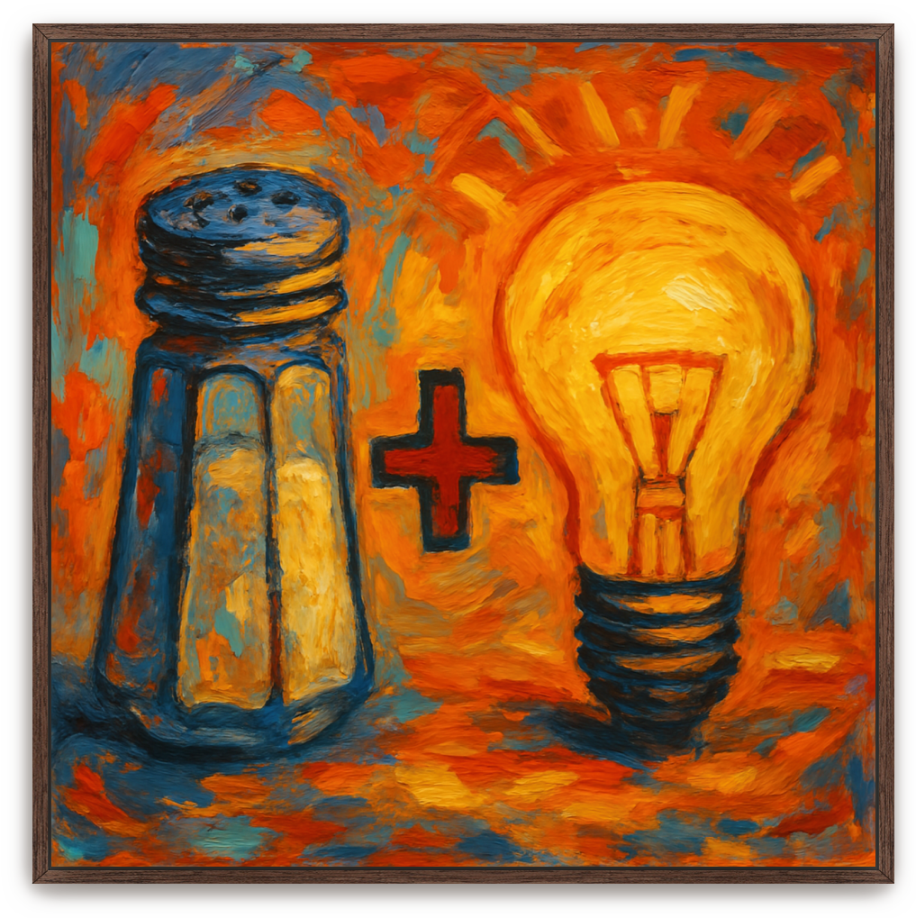 Salt + Light - Abstract Expressionism - Scriptures Illustrated