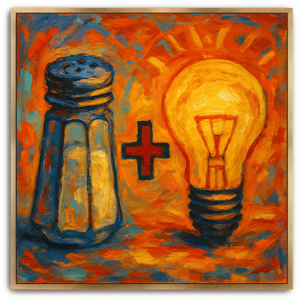 Salt + Light - Abstract Expressionism - Scriptures Illustrated