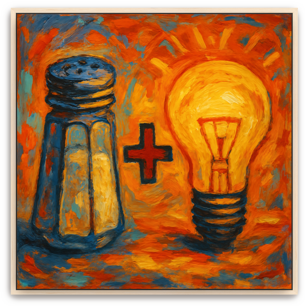 Salt + Light - Abstract Expressionism - Scriptures Illustrated