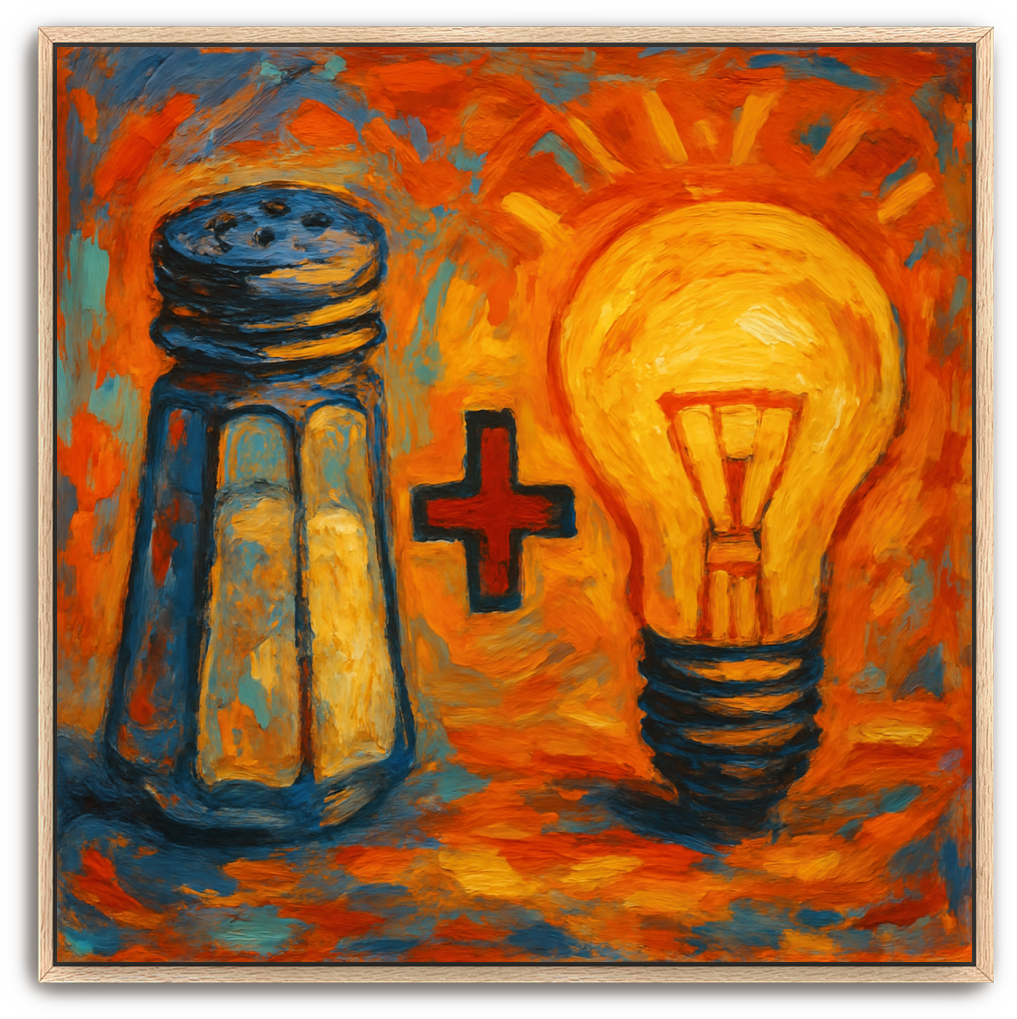 Salt + Light - Abstract Expressionism - Scriptures Illustrated