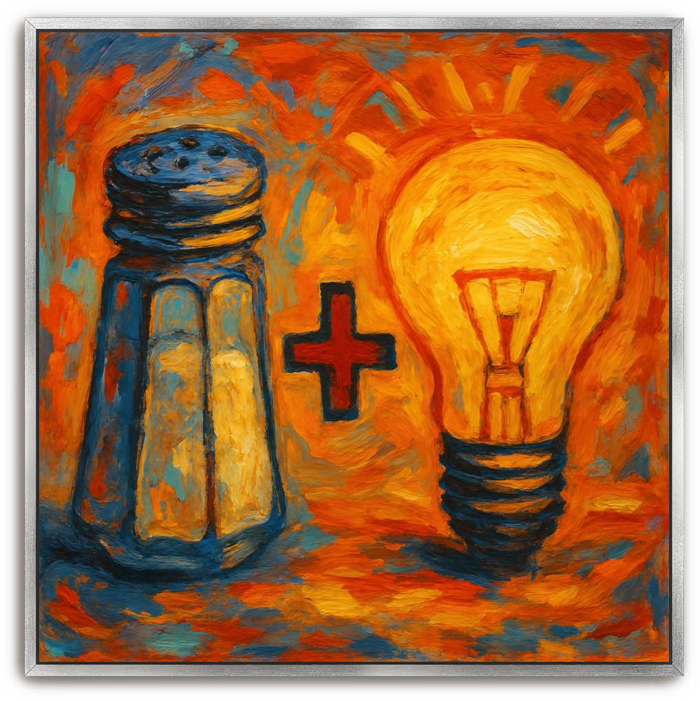 Salt + Light - Abstract Expressionism - Scriptures Illustrated