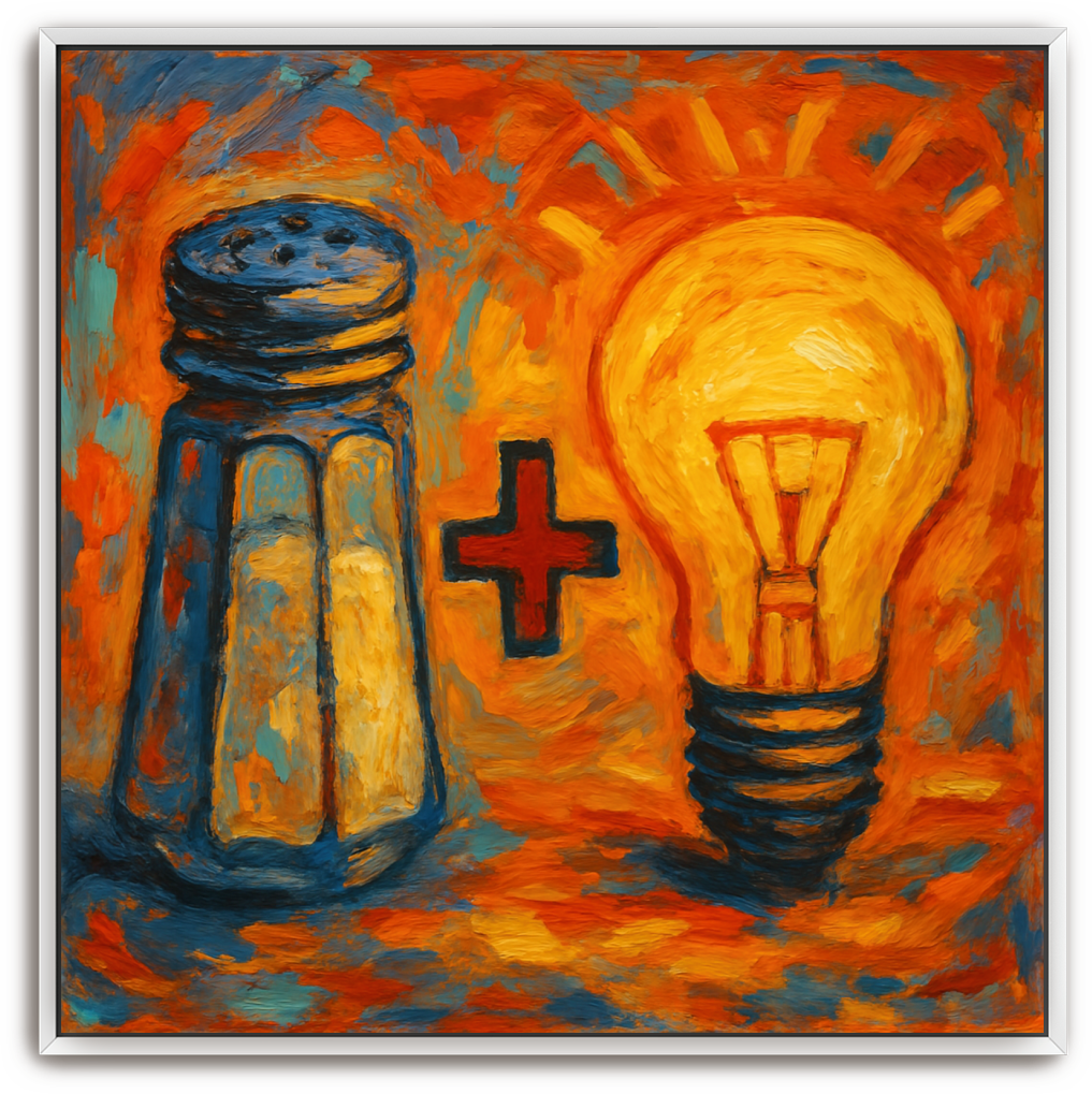 Salt + Light - Abstract Expressionism - Scriptures Illustrated