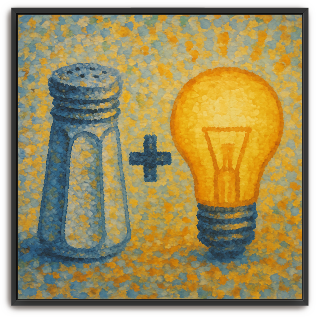 Salt + Light - Pointillism - Scriptures Illustrated