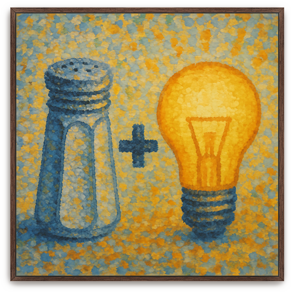 Salt + Light - Pointillism - Scriptures Illustrated