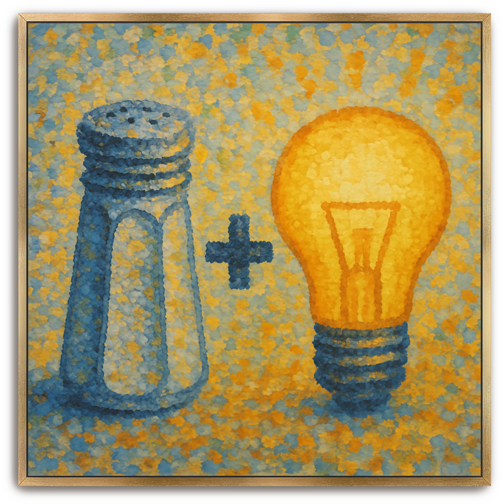 Salt + Light - Pointillism - Scriptures Illustrated