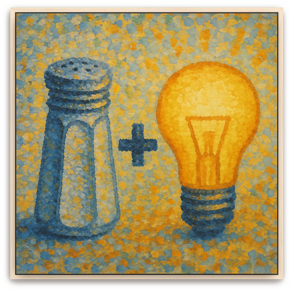 Salt + Light - Pointillism - Scriptures Illustrated