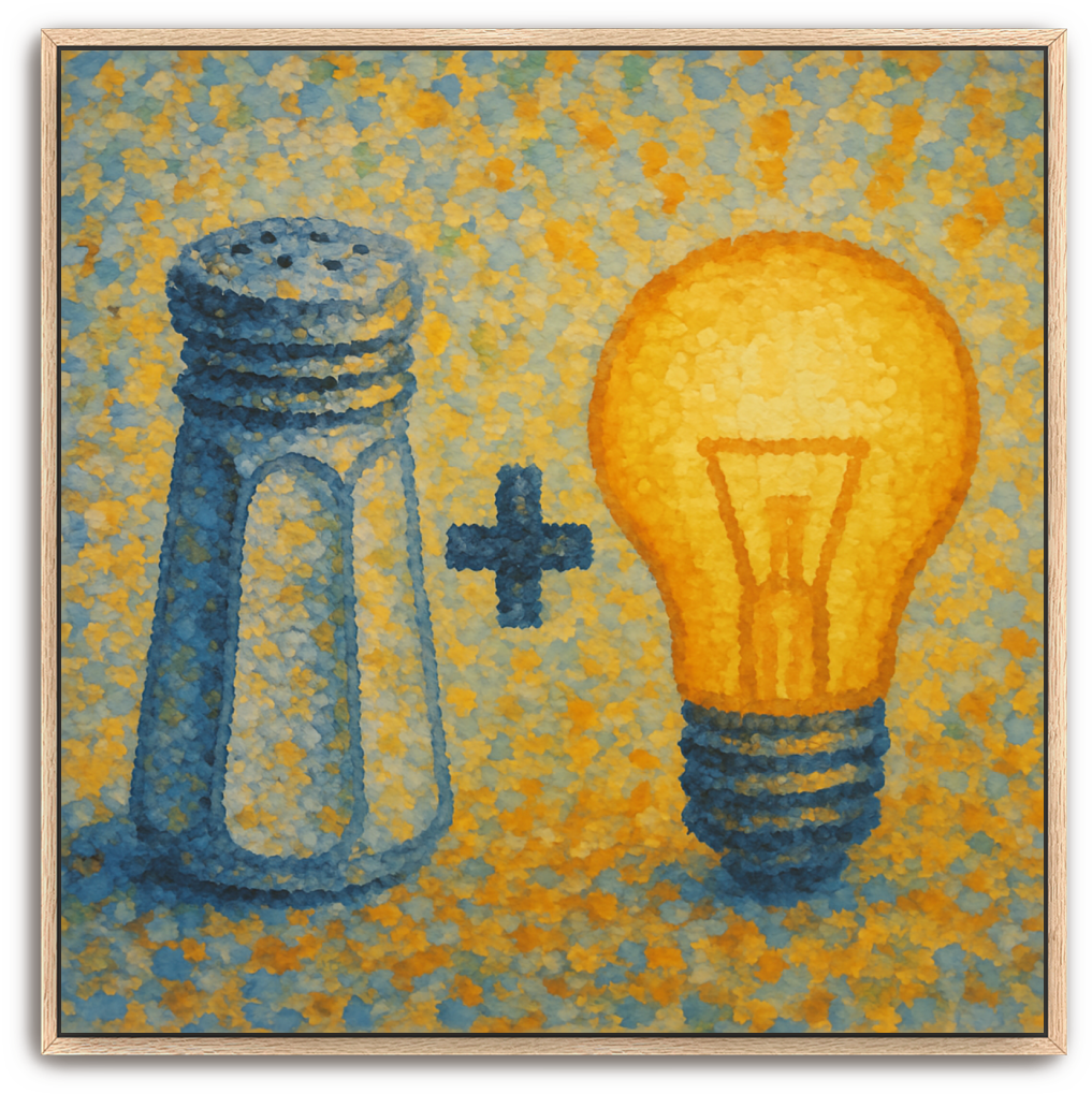 Salt + Light - Pointillism - Scriptures Illustrated