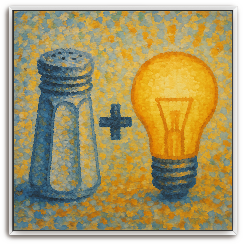 Salt + Light - Pointillism - Scriptures Illustrated